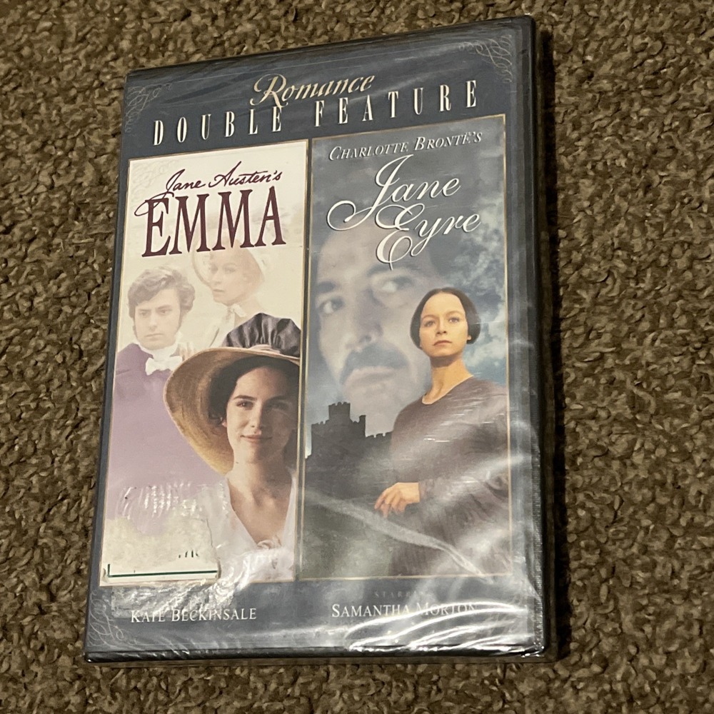 Romance Double Feature Emma Jane Eyre DVD New Sealed Jane Austen Bronte